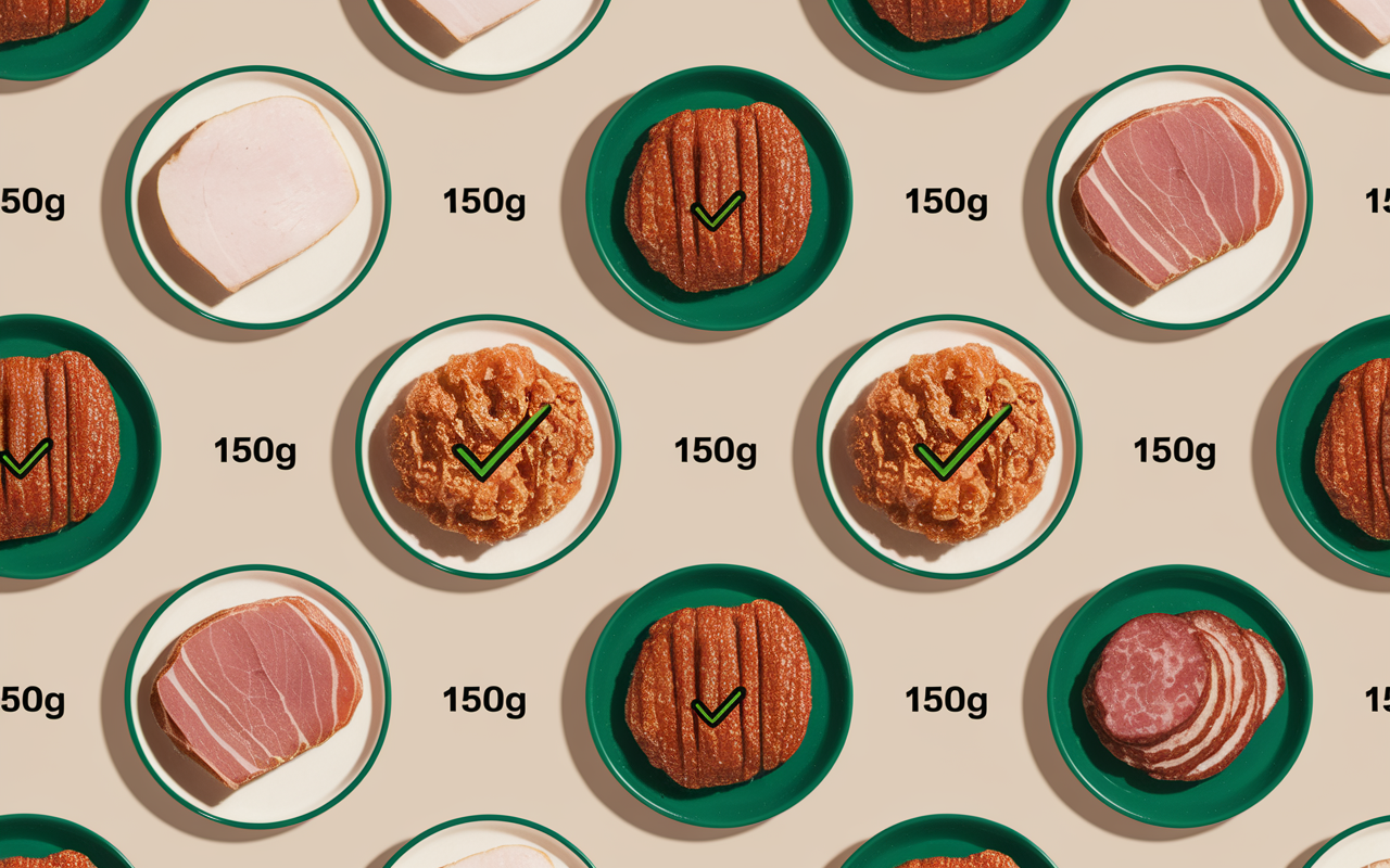 Charcuterie cuite sécurisée enceinte quantité 150g