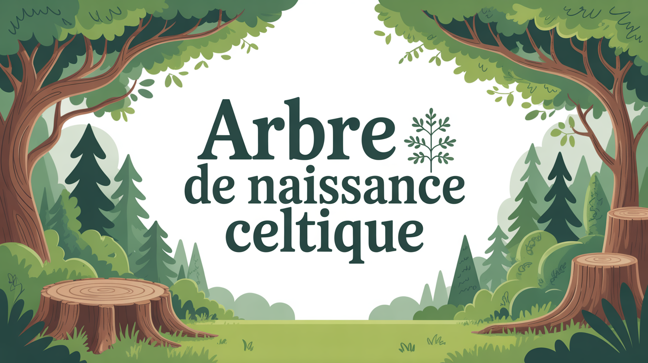 illustration foret arbre de naissance celtique eco responsable