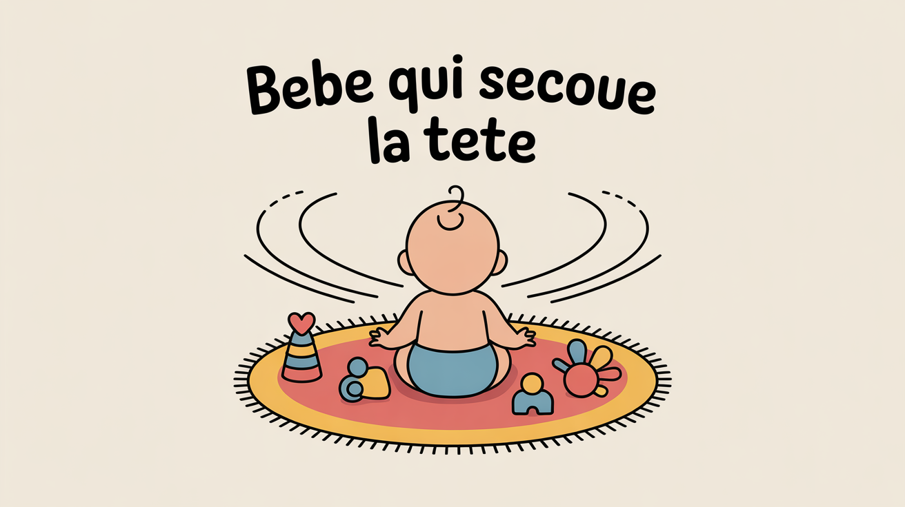 Bébé secoue sa tête de gauche à droite normal, à surveiller ou à — free download