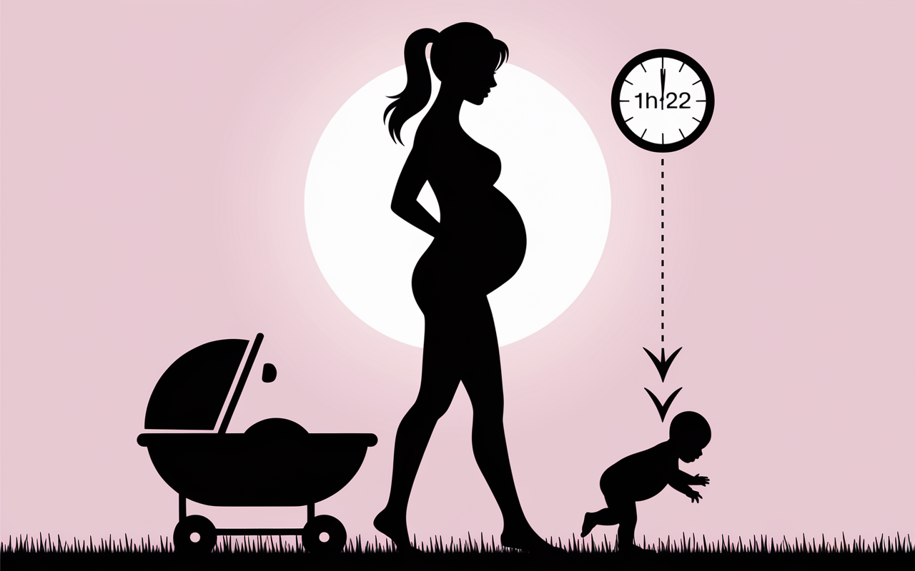 Bassin bébé mouvement marche grossesse