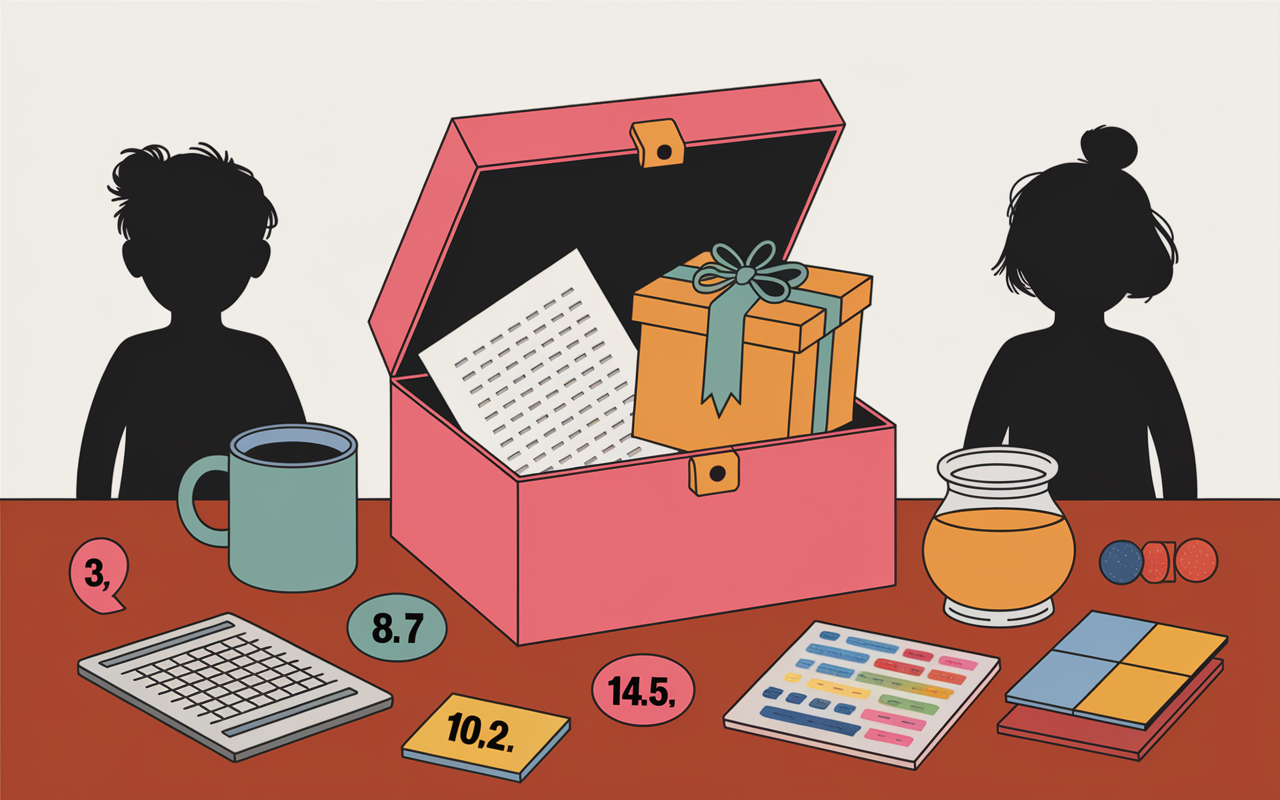 Coffret idées créatives annonce marraine cadeaux