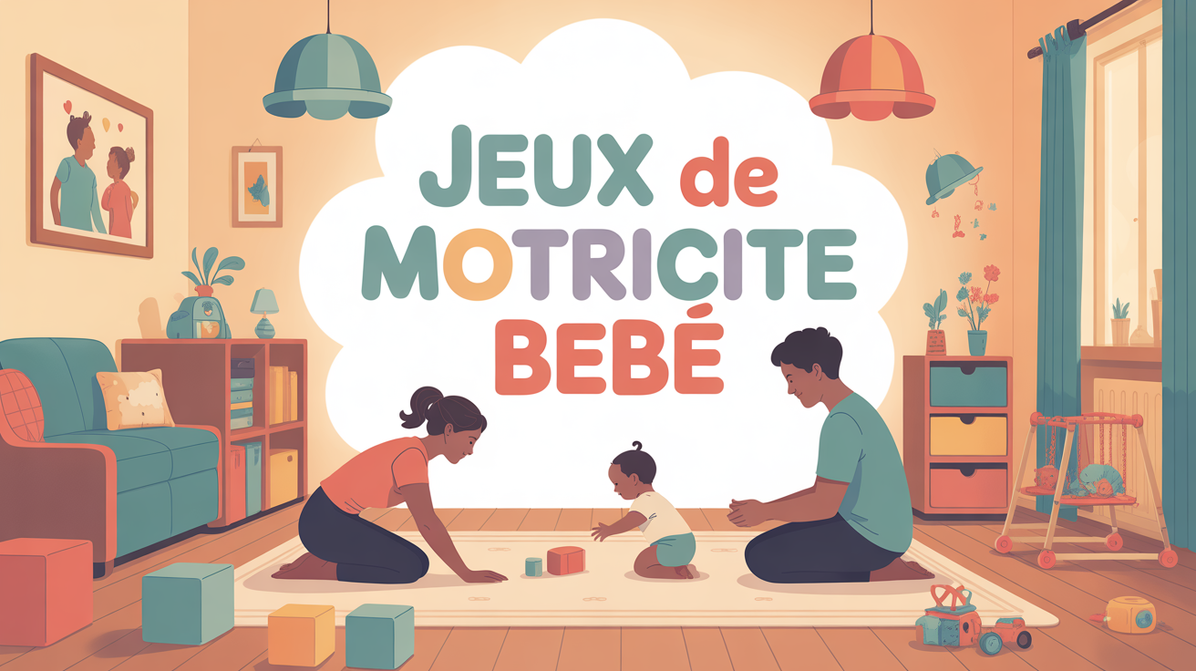 jeux de motricite bebe salon tapis eveil cubes mousse