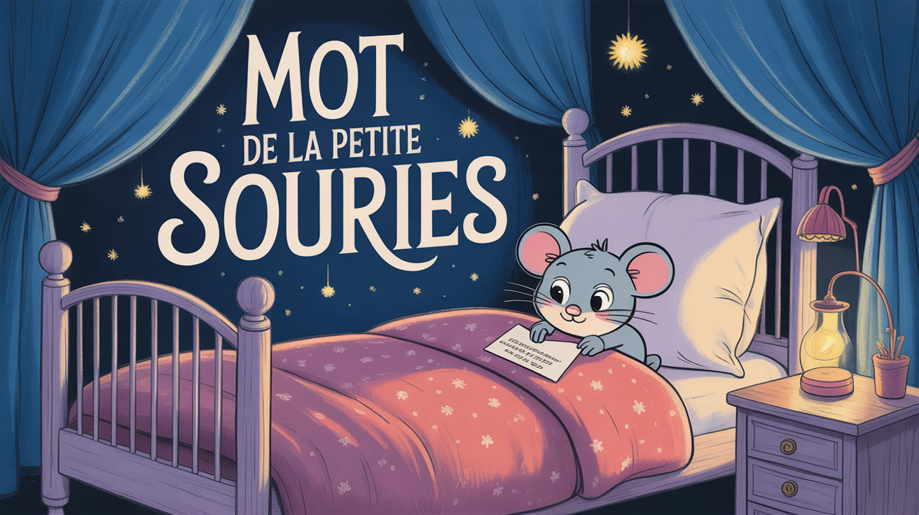 Mot de la petite souris à imprimer : magie féerique assurée