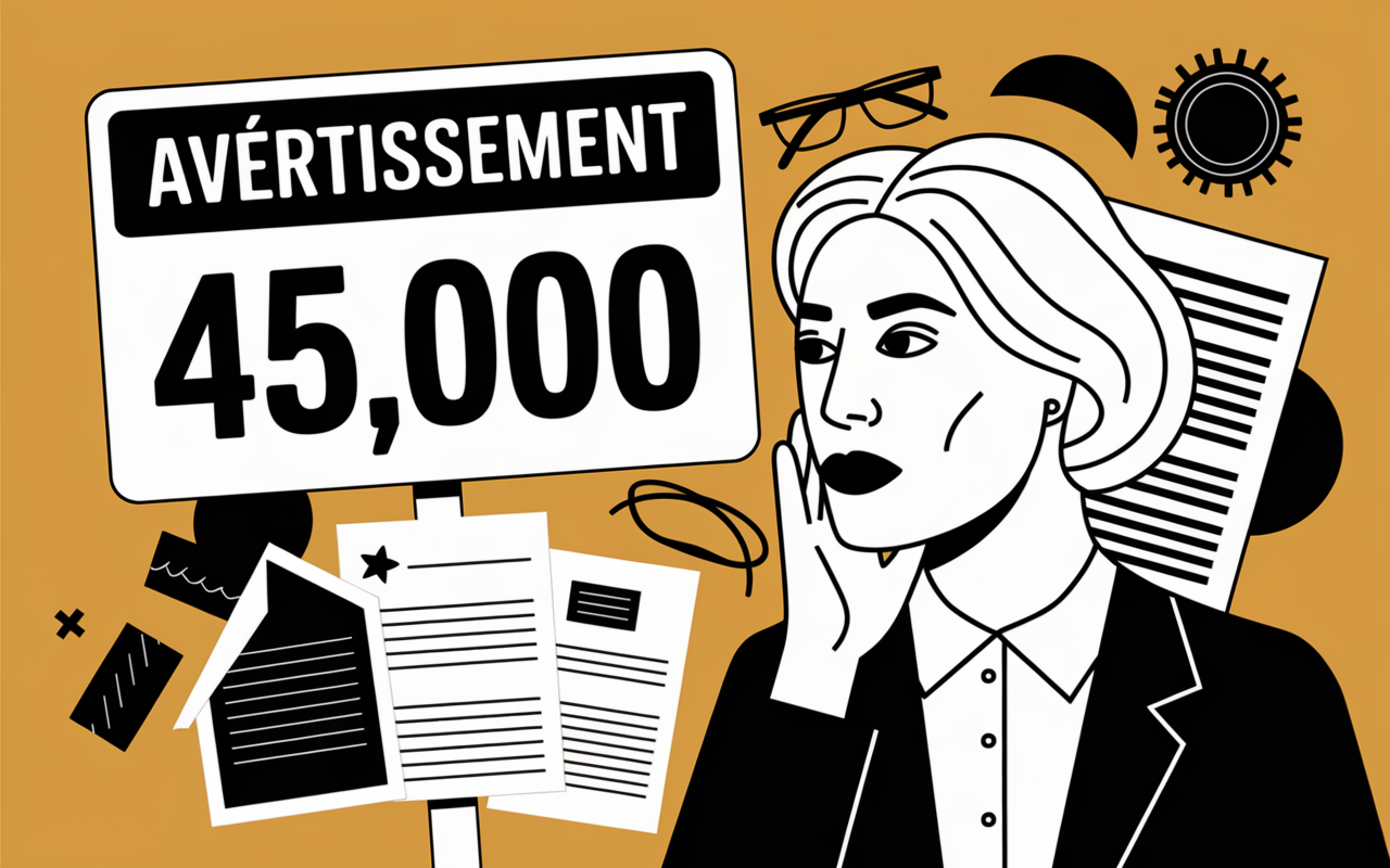 amende 45000 euros risques nounou a domicile au black illustration