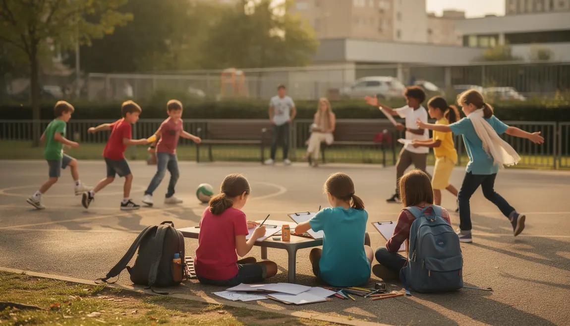 photo enfants activités périscolaires sport dessin théâtre