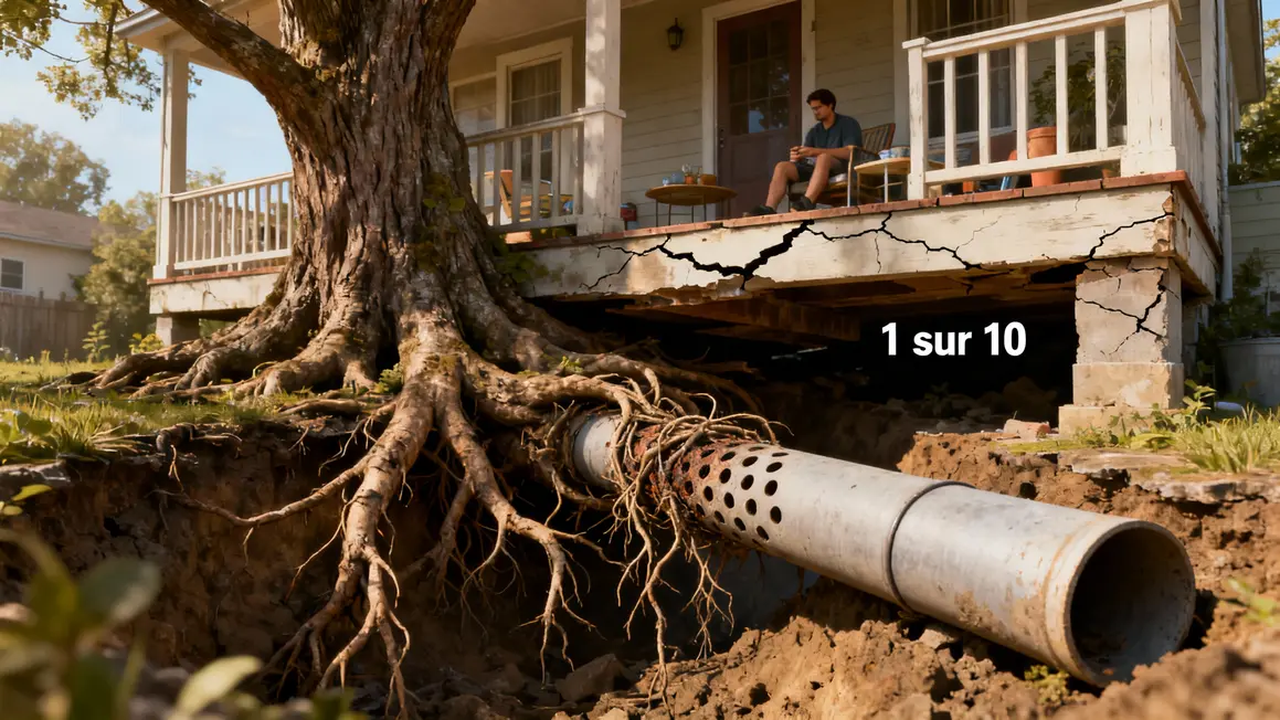 maison fissuree terrasse soulevee racines assurance