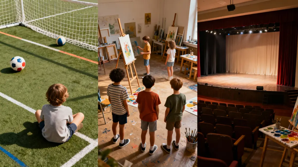 illustration enfants sport dessin théâtre périscolaire