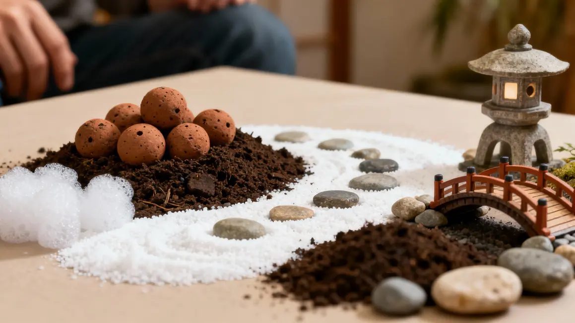 matériel nécessaire pour créer jardin zen aquarium