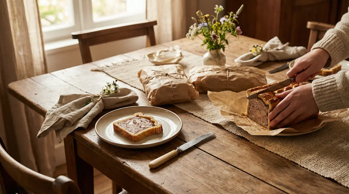 table dejeuner pieces pate en croute grossesse