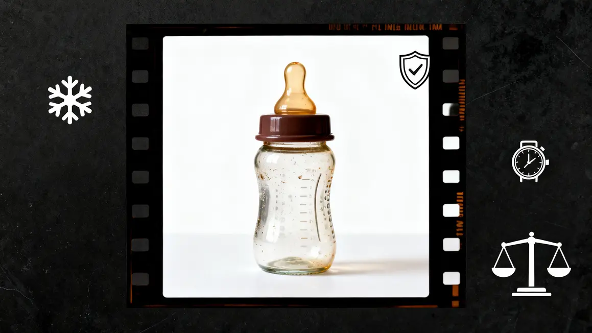 Biberon en verre icônes hygiène sécurité durabilité poids