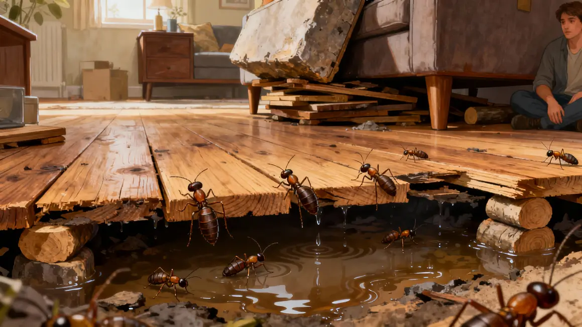 Humidité termites surcharge pieux soutien assurance plancher