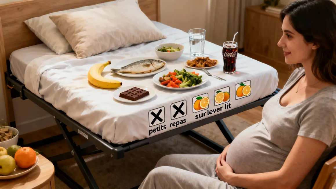 tableau aliments autorisés et interdits reflux femme enceinte