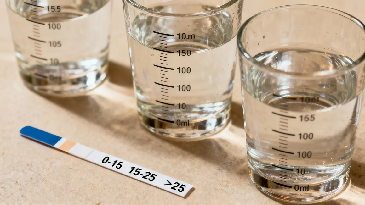 verres d eau dosage anticalcaire durete