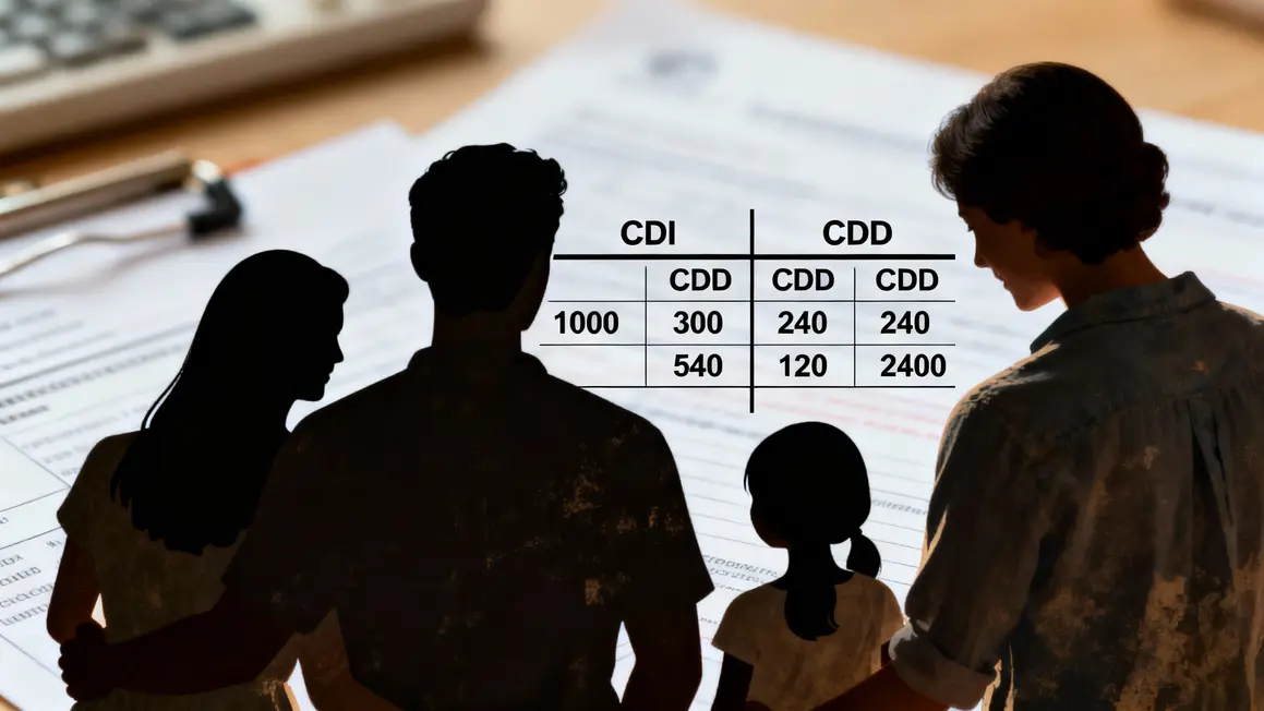 fin contrat nounou tableau indemnités soldes tout compte