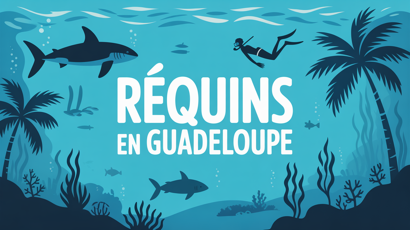 illustration requin guadeloupe lagon