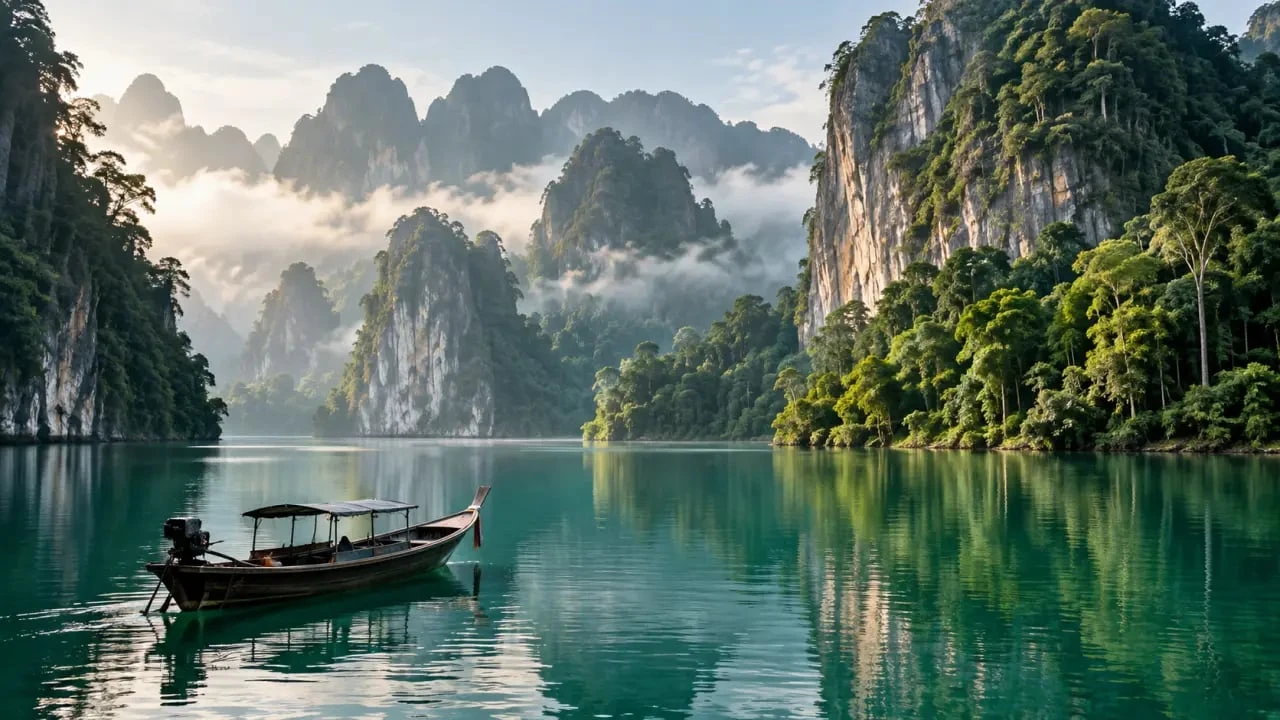Meilleur endroit thailande : Khao Sok entre jungle, lac et reliefs calcaires