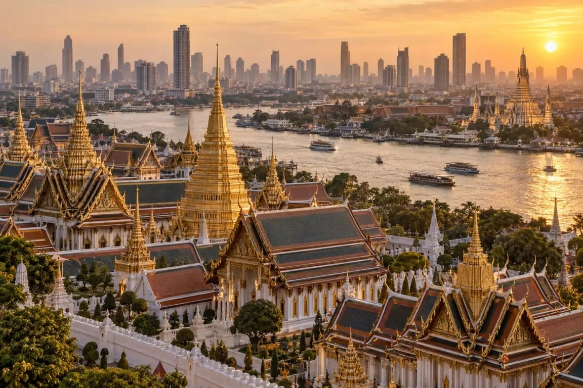 Meilleur endroit thailande : Bangkok entre temples, fleuve et vie urbaine